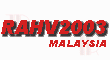 RAHV2003 - Malaysia